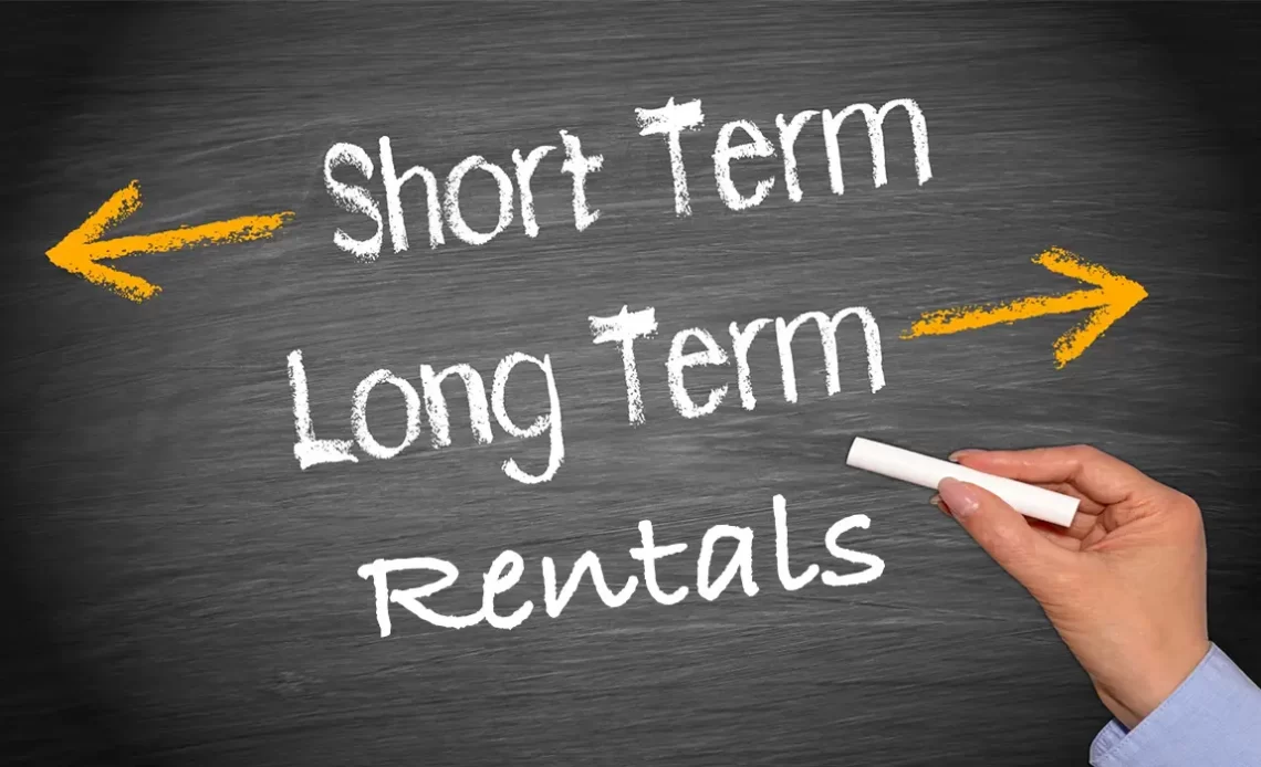 short term rental vs long term rental